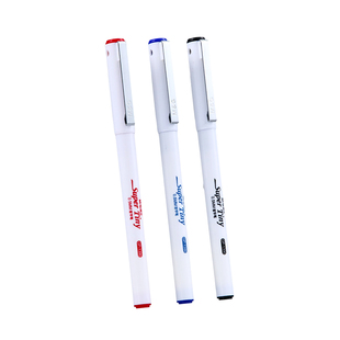 晨光中性笔签字笔高颜值商务办公中性笔0.5ST头黑笔学生考试专用水笔黑色碳素笔ins风简约红色水性笔红笔