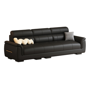 沙发客厅2026新款政府补贴现代简约轻奢高级感布艺直排猫抓皮佛山