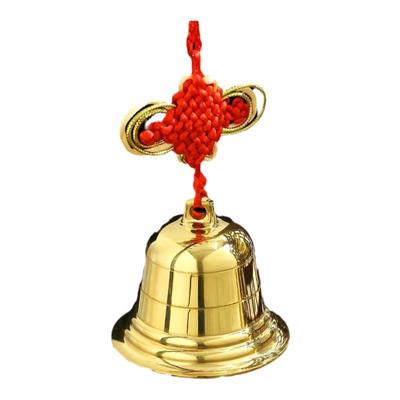 铜铃铛纯真黄铜铜钟摆件门口大小