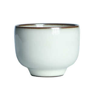 新品大师龚炳明龙泉青瓷蛋白釉功夫茶高端手工主人杯单杯开片可养