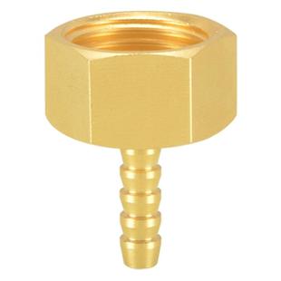 黄铜4分内丝牙活接转变宝塔咀直插天然气煤气水软管皮插竹节接头