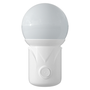 LED节能灯泡家用带插头新款暖色光卧室厕所长明插电式照明小夜灯