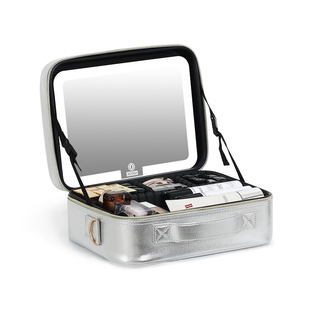 OBOX带镜子化妆包时尚潮人大容量出行便携2026新款化妆品收纳箱包