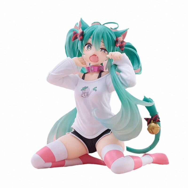 猫耳睡衣美少女手办日本动漫摆件