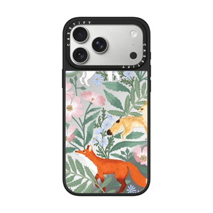 现货CASETiFY花丛中的狐狸手机壳适用苹果iPhone17ProMax/Air/16/15/14/13Plus磁吸保护套荒野梦境大自然潮牌