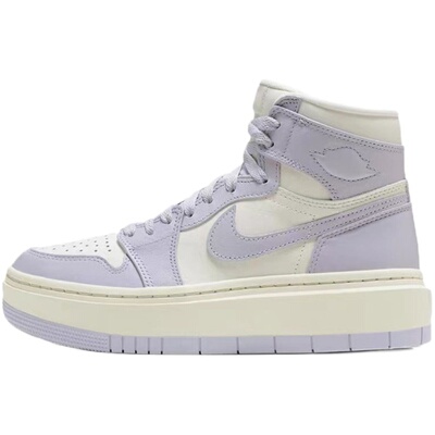 JORDAN女子系带黑白篮球鞋增高