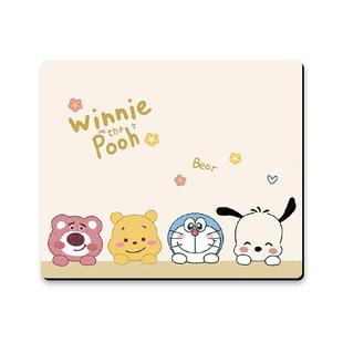 鼠标垫子女生ins风可爱卡通电脑键盘垫护腕垫子办公室桌面防滑垫