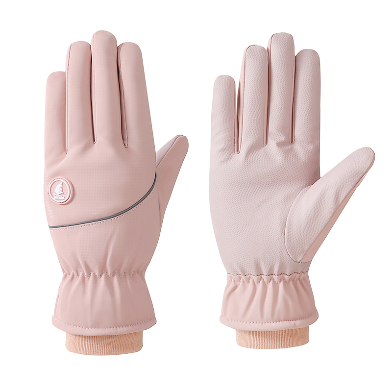 2025新款手套女冬季滑雪加厚加绒保暖防寒防水骑行触屏防风电动车