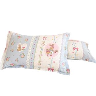 纯棉枕套一对装2026新款全棉枕头套单个48cmx74cm整套枕芯内胆套