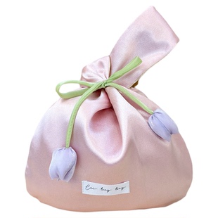 伴手礼包装袋法式中国风美人头流苏暗纹提花美业美学高级礼品盒子