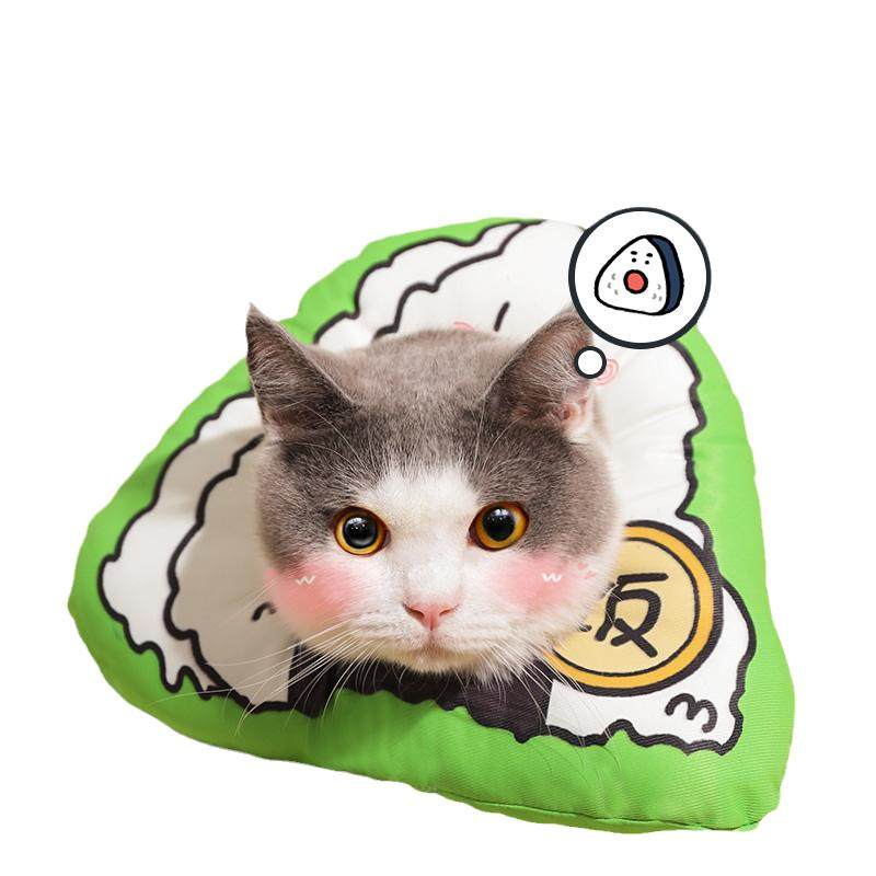 伊丽莎白圈猫咪头套猫项圈防舔软狗狗脖圈防水绝育耻辱圈伊利沙白