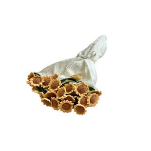 成品向日葵花束毯子手工编织浪漫田园花毯玫瑰花束毛毯送闺蜜礼物