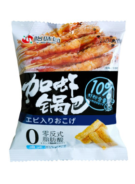 怡味园加虾锅巴香脆休闲零食
