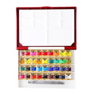 日本荷尔拜因固体水彩艺术家48色36色24色18色12色固体水彩颜料套装大师级水彩画颜料套装进口Artists颜料