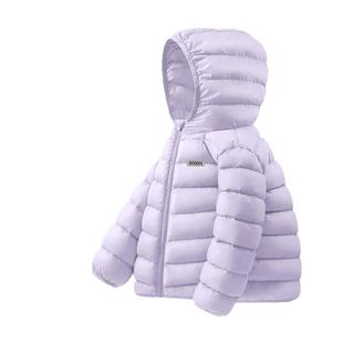 棉致儿童轻薄羽绒服女童外套2026新款薄款内胆冬季连帽女大童棉服