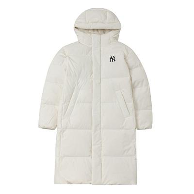 【自营】MLB羽绒服男女情侣长款连帽加厚外套24冬季新款3ADJB1846