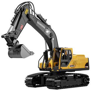 儿童男孩玩具3到6岁以上5遥控挖掘机男童8-12益智生日礼物7工程车