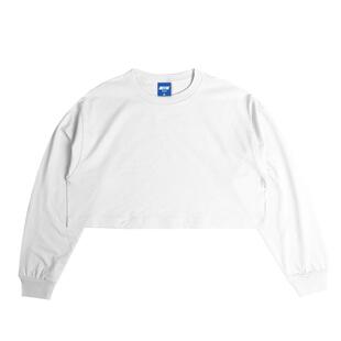 蜜丘琳国潮纯色欧美ins性感街舞爵士JAZZ宽松短款露脐长袖T恤上衣