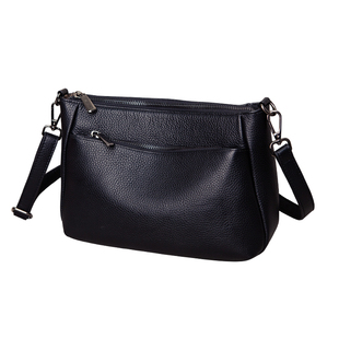 女士斜挎包旗舰店2025年新款时尚百搭多层包包女真皮单肩手提小包