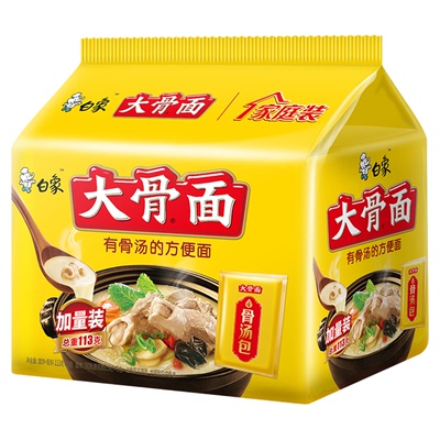 袋速食代餐白象大骨面