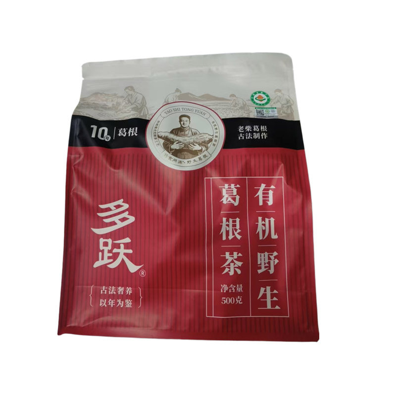 多跃有机野生葛根茶500g便携袋装