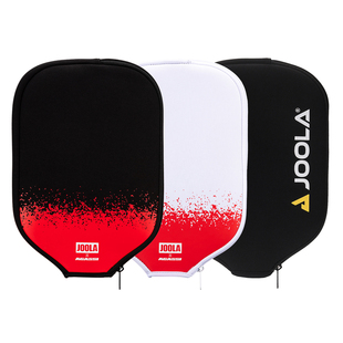 JOOLA&AGASSI尤拉匹克球拍套联名款防刮磕拉链黑高弹通用保护套