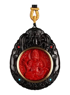 本命佛吊坠朱砂守护神佛牌