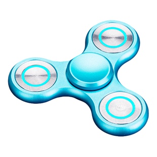 金属指尖陀螺三叶旋转减压创意夜光玩具泄密者网红减压黑科技