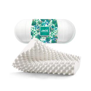JACE泰国天然乳胶枕头宿舍按摩颗粒成人乳胶枕护颈枕【泰国直发】