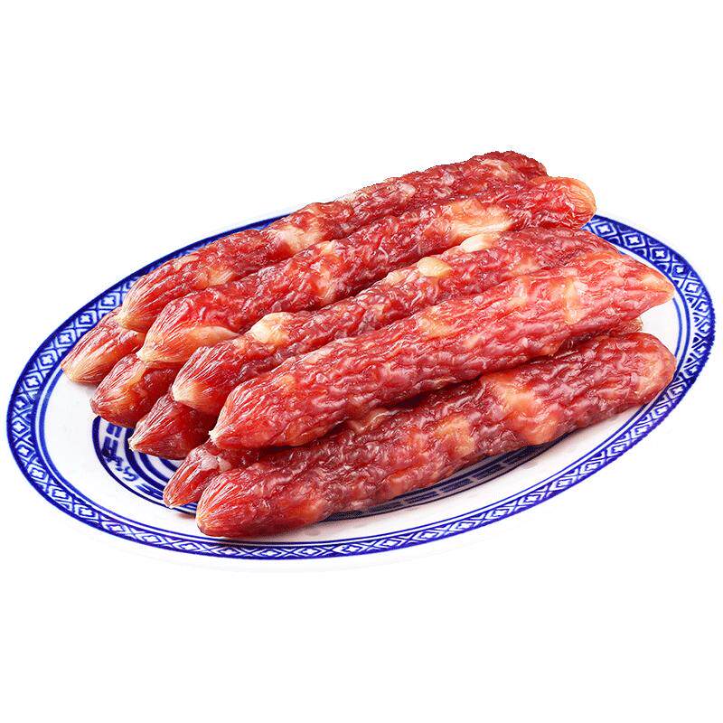 广式二八加瘦腊肠广东年货