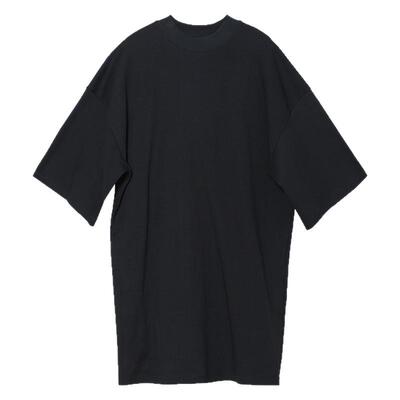 Carolingian極简ROW风！ 重工廓形高克重精梳棉T恤裙 宽松连衣裙