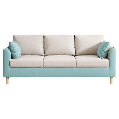 北欧沙发小户型简约现代出租房卧室客厅网红布艺简易双三人小沙发