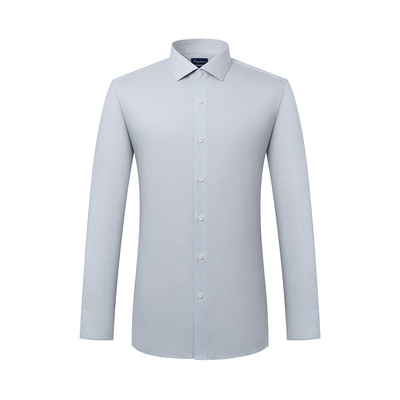 【天狼星赛络纺】恺米切2026新品春季商务休闲纯棉免烫长袖衬衫男