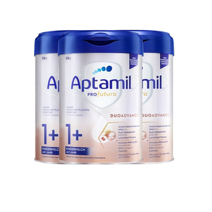 3罐装*爱他美德国白金版1+段德文版1加德爱白金3段爱他奶粉有2+段