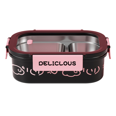 316不锈钢微波饭盒儿童上班带饭