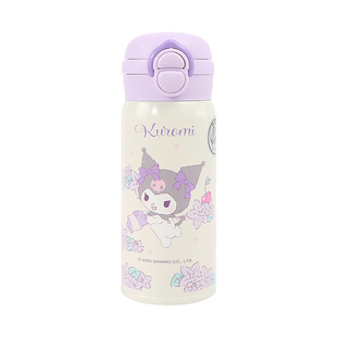 miniso名创优品三丽鸥酷洛米双饮304保温杯可爱玉桂狗水杯360mL