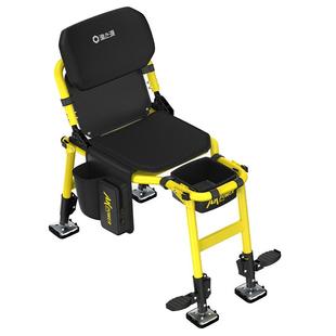 渔之源2025新款超轻型骑士钓椅野钓专用多功能便携全地形钓鱼椅子