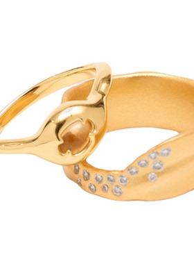 垚光黄水星丛戒指套组可拆分