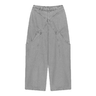 J1M5买手店 NAMESAKE 25春夏 裤腿围兜式牛仔裤 设计师品牌