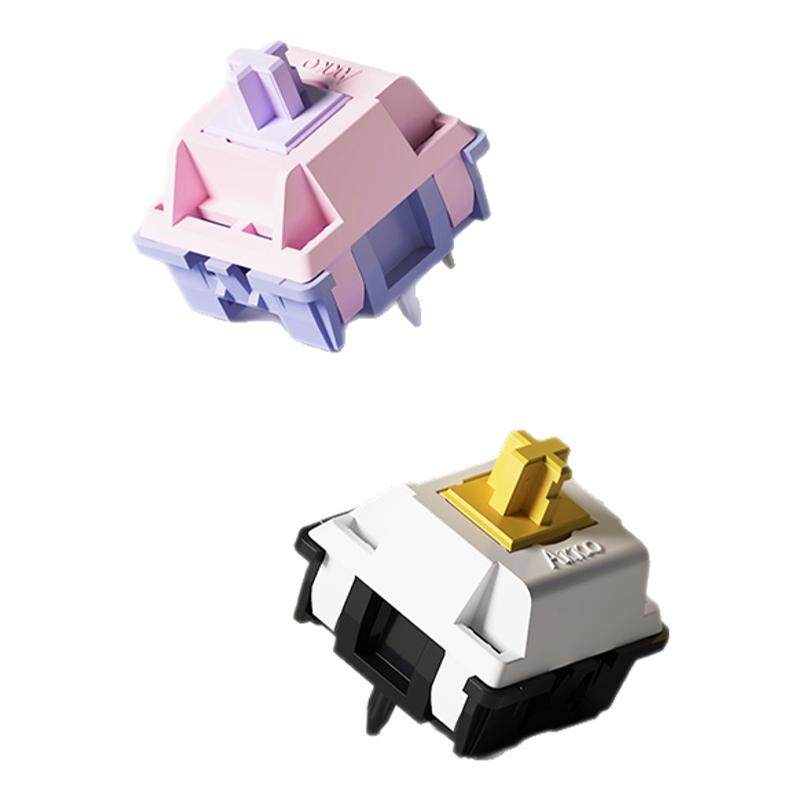 AKKO客制化段落轴机械轴体DIY