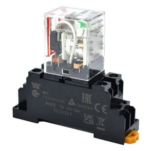 欧姆龙OMRON中间继电器MY2N-GS DC24V AC110V AC220V MY2N-D2-GS