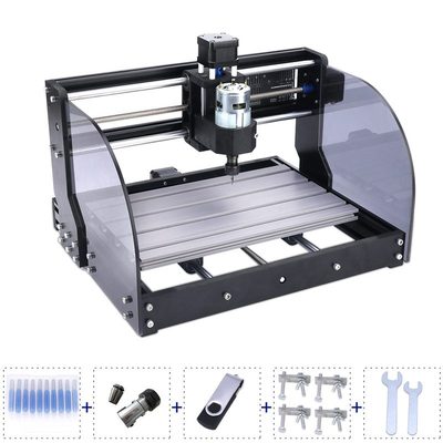 三轴雕刻机CNC3018pro-m小型数控切割机三轴迷你DIY激光雕刻机