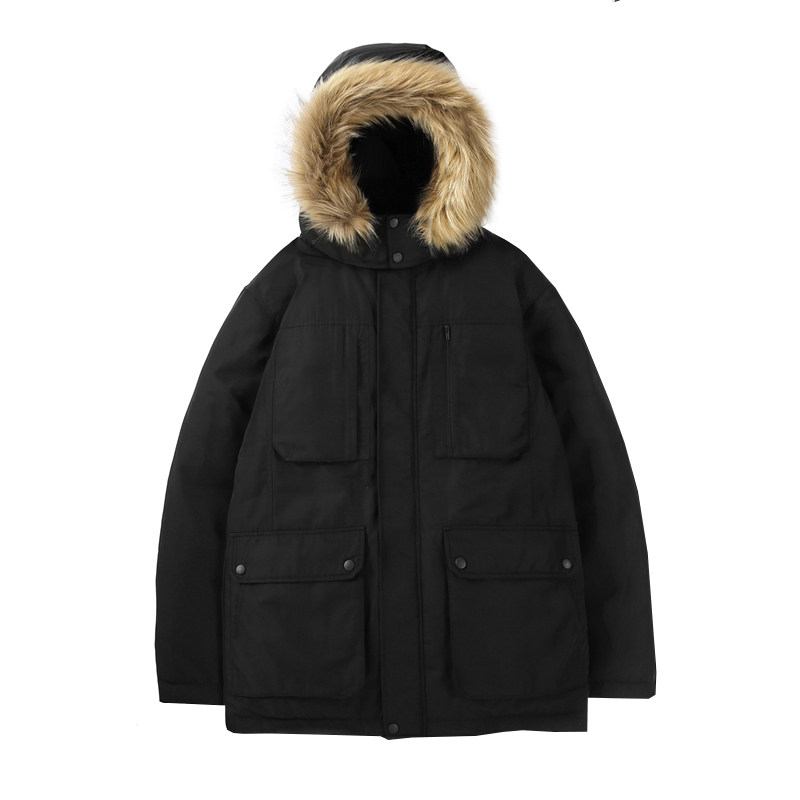 seminpure长款加厚派克棉服冬季