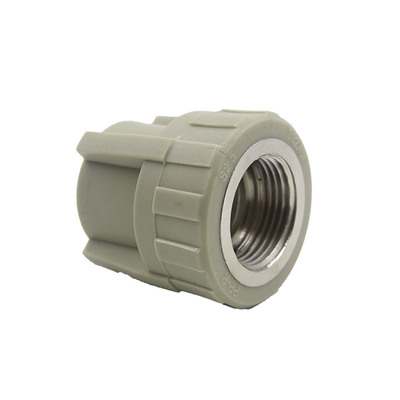 灰色PPR内牙直接水管配件