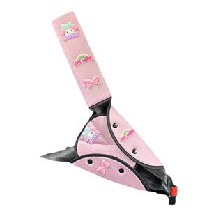 汽车儿童安全带固定器调节防勒脖护肩套车用宝宝护肚限位器简座椅