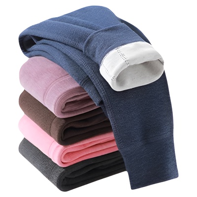 贝田儿童德绒保暖裤男女童棉裤