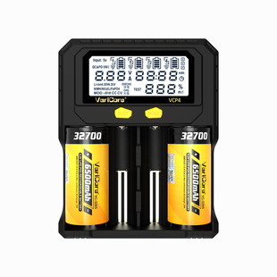 VariCore32700电池充电器铁锂32650三元锂18650 26650 217005号7