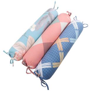 荞麦壳皮决明子颈椎单人睡觉专用护颈小枕头圆柱反弓颈枕硬助睡眠