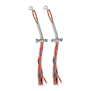 闯隆s925大鹏鸟计数珠子藏式记数配饰器金刚铃杵点数念数卡子神器