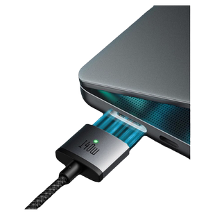 适用MacBook MagSafe3充电线2米35W70W苹果笔记本磁铁电源线typec转magsafe3磁吸线大功率140W